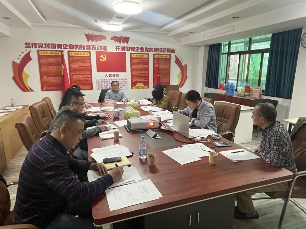湖南糧油集團(tuán)黨委書記、董事長葉蓁以普通黨員身份參加所在黨支部組織生活會